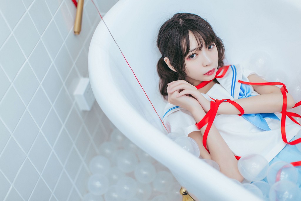 Feng Mao ss "Pajamas and the Sailor Suit in the Bathroom" [ belle ta Cosplay] Photo Book [45P
