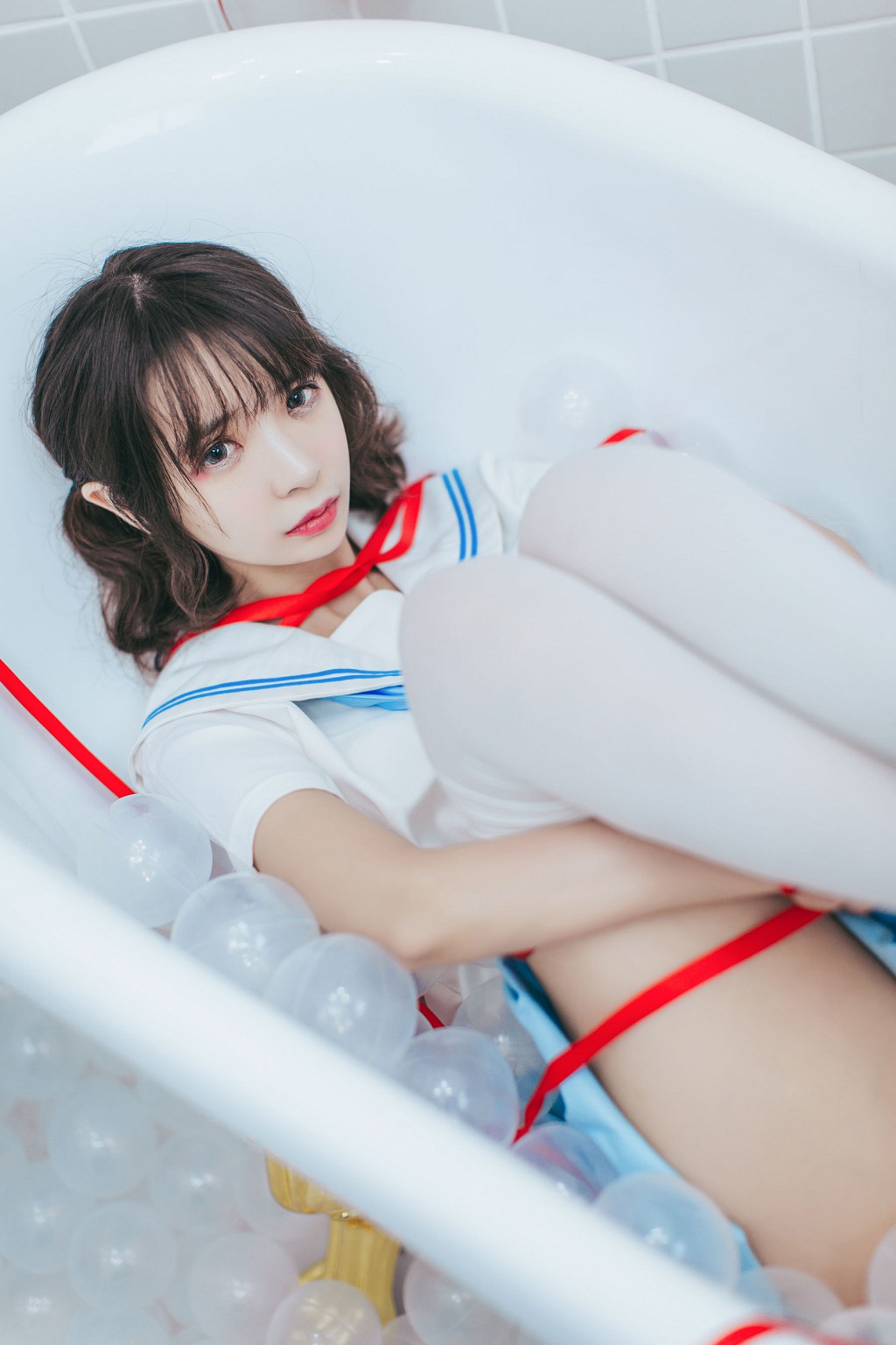 Feng Mao ss "Pajamas and the Sailor Suit in the Bathroom" [ belle ta Cosplay] Photo Book [45P