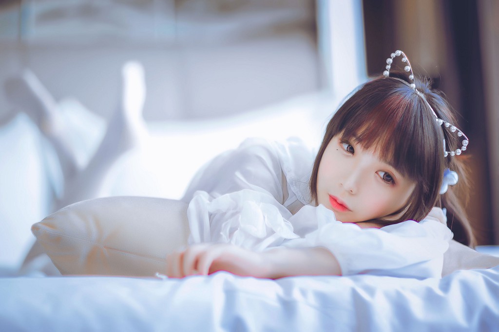 Feng Mao ss: 《Đồ ngủ và Áo thủy thủ trong phòng tắm》 [ belle  COS] Tập ảnh [45P