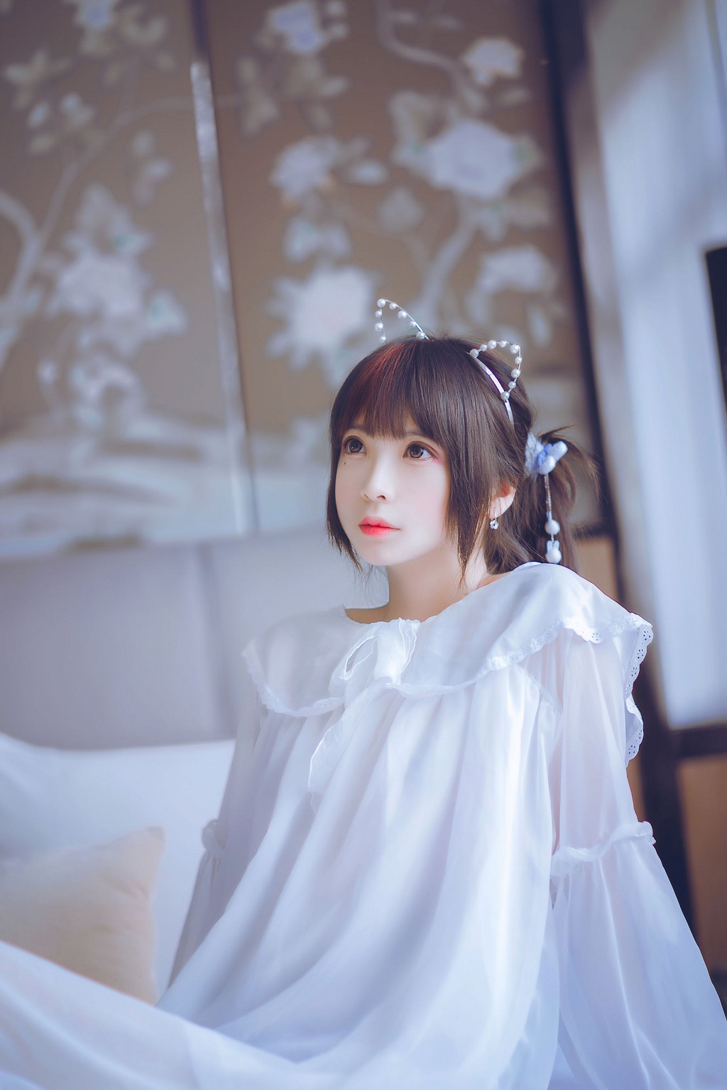 Feng Mao ss: 《Đồ ngủ và Áo thủy thủ trong phòng tắm》 [ belle  COS] Tập ảnh [45P