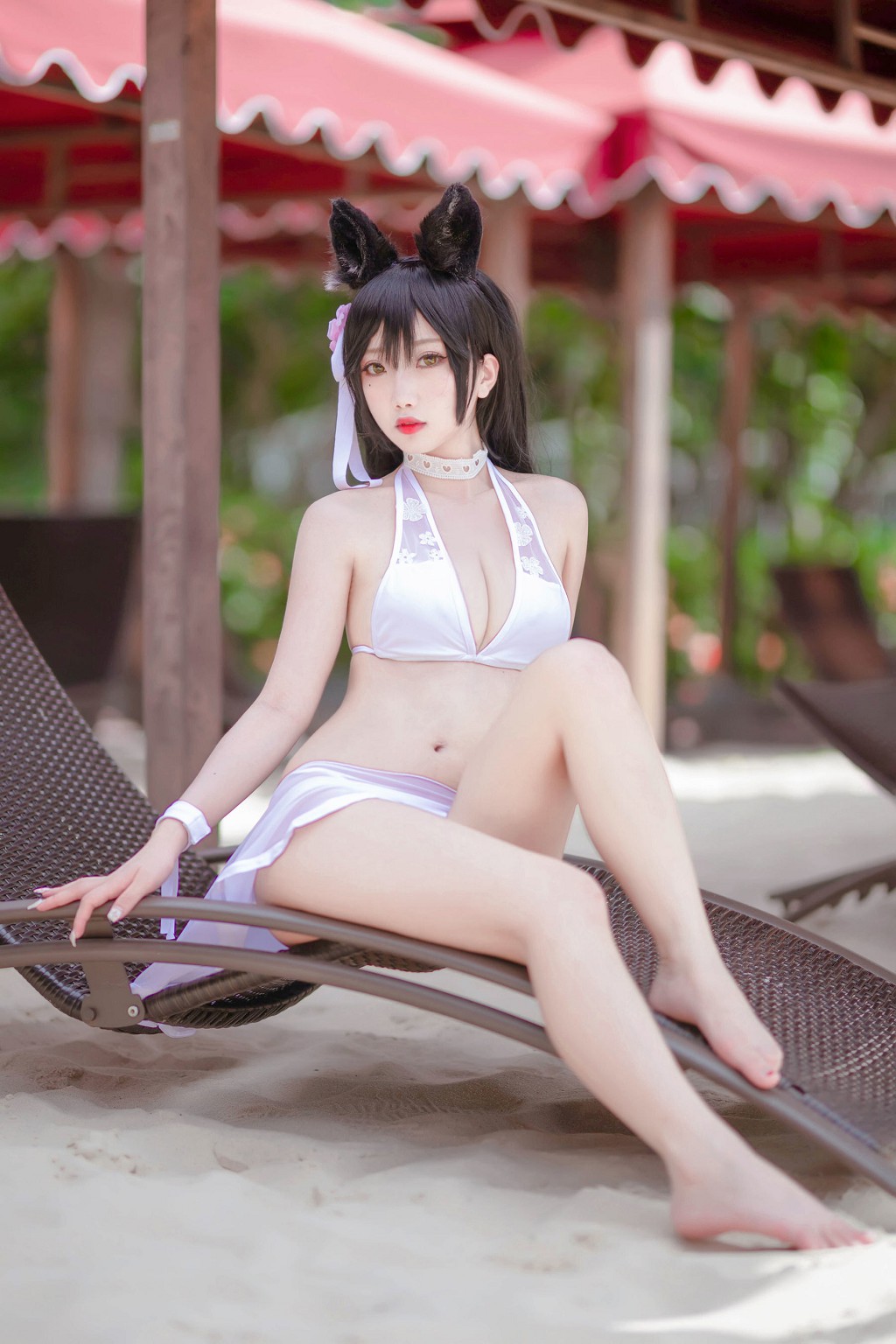 Quỷ Xú Yao có ở đây không w 《Đồ bơi Catwoman chụp ngoài trời》 [COSPLAY phúc lợi] Tập ảnh [17P