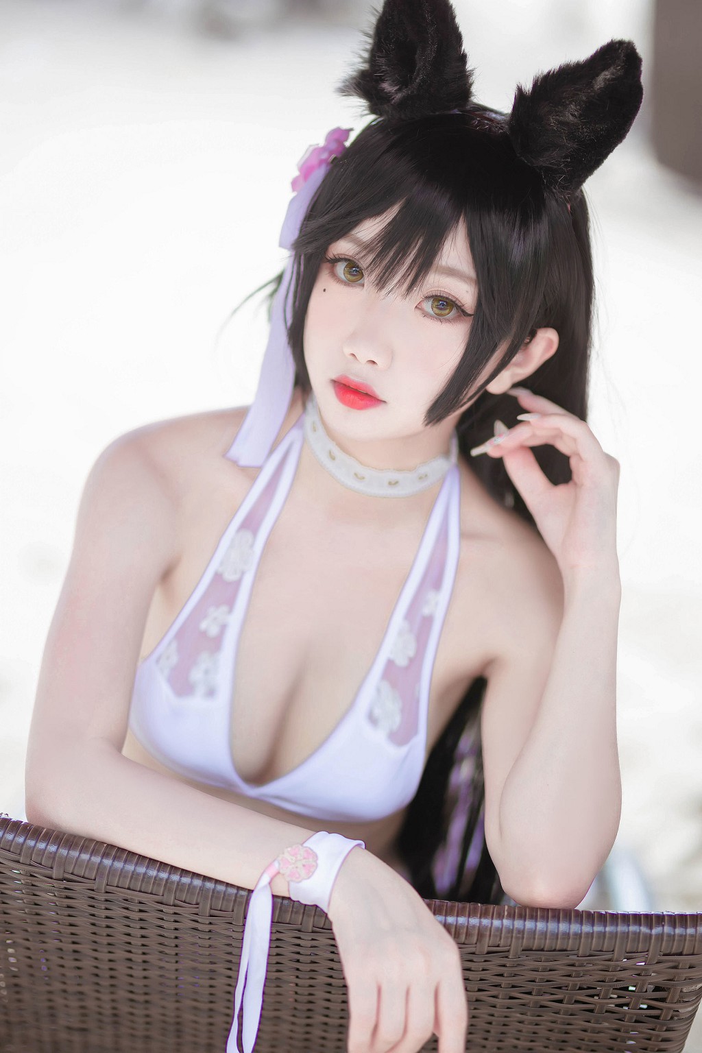 Quỷ Xú Yao có ở đây không w 《Đồ bơi Catwoman chụp ngoài trời》 [COSPLAY phúc lợi] Tập ảnh [17P