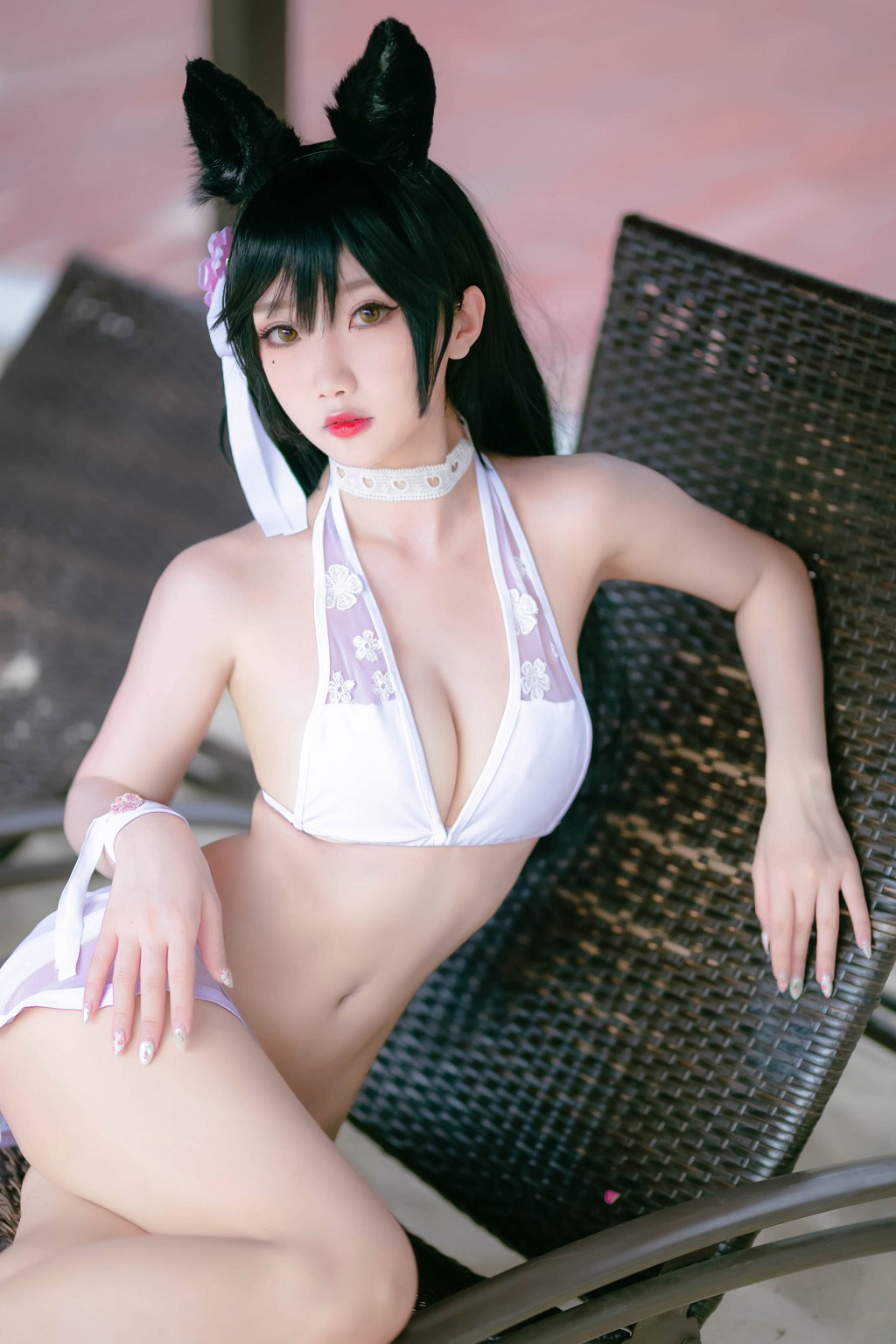 Quỷ Xú Yao có ở đây không w 《Đồ bơi Catwoman chụp ngoài trời》 [COSPLAY phúc lợi] Tập ảnh [17P