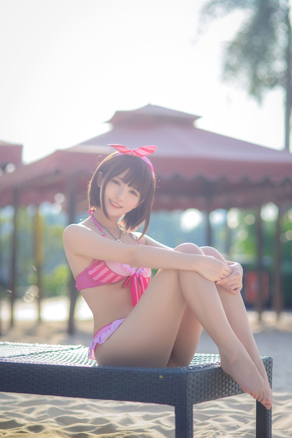 Eel Fish Fei Er 'Kato Megumi Pink Swimsuit' [COSPLAY Beautiful Woman] Photobook [20P