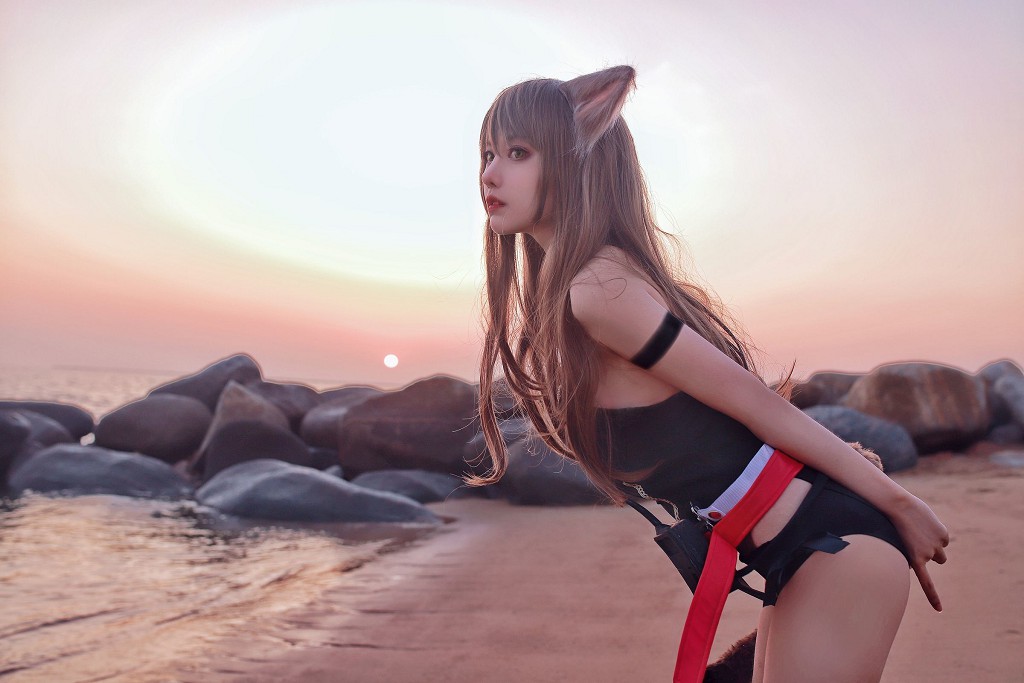 Shika Tiểu Lộc Lộc 《Thiên Hỏa Y phục bơi》 [COSPLAY Phúc lợi] Tập ảnh [22P