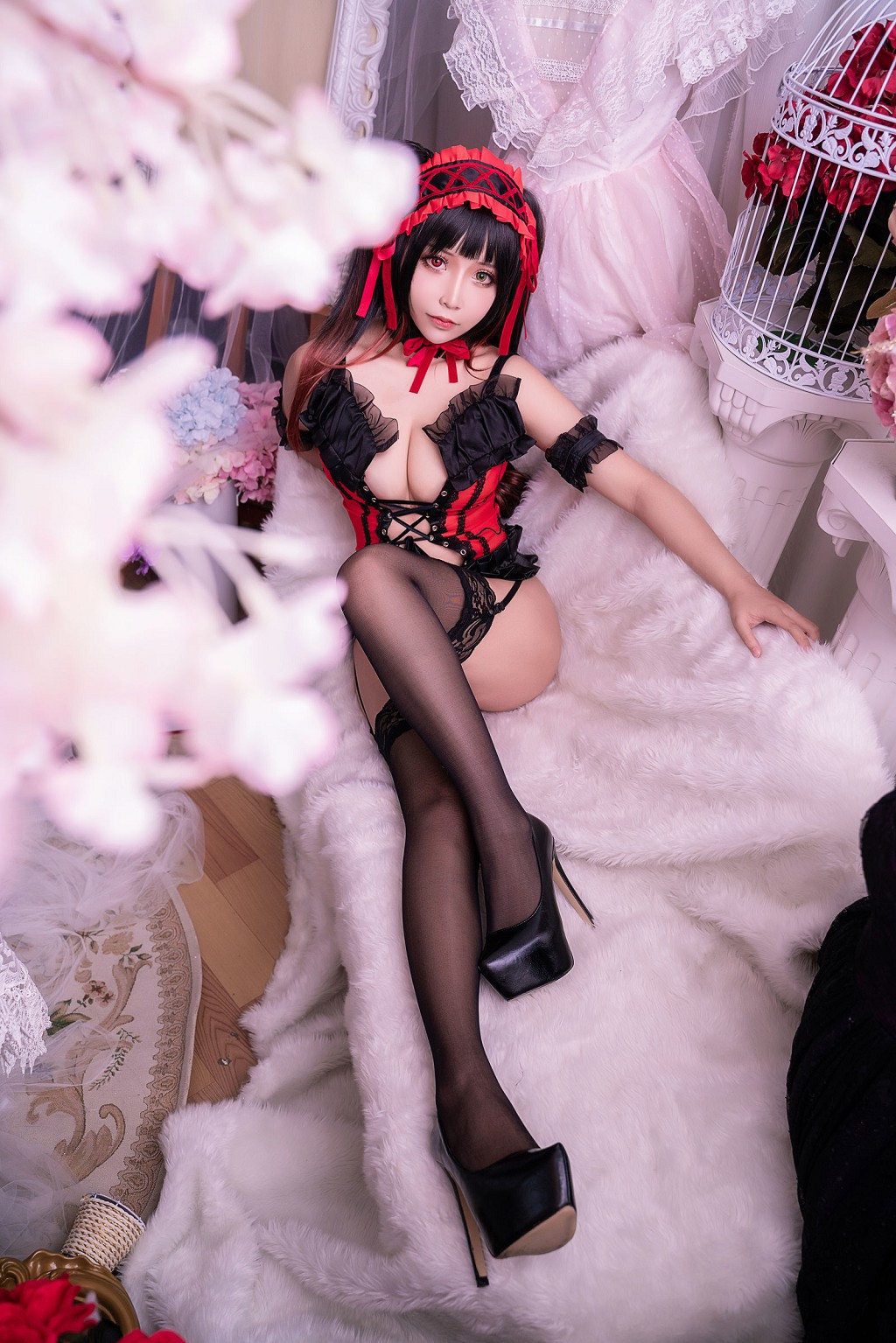 Take Away Mo Zi aa: Kuang San Black Lace [Cosplay Beauty] Photobook [38P
