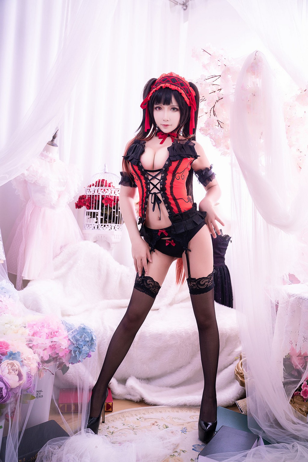 抱走莫子aa《狂三 黑色蕾丝》 [COSPLAY美女] 写真集[38P]