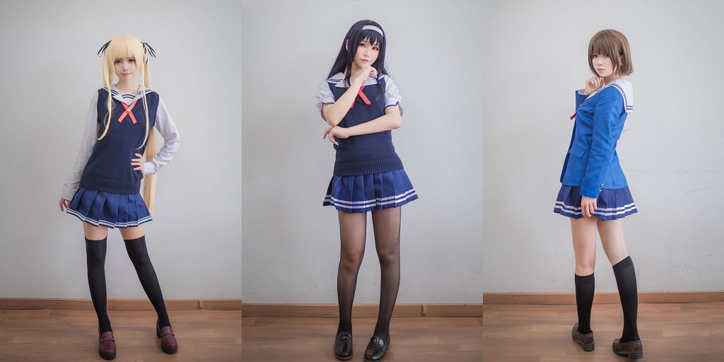Shirokane Saki 'School Uniform' [COSPLAY Benefits] Photo Book [29P