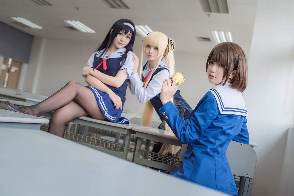 Shirokane Saki 'School Uniform' [COSPLAY Benefits] Photo Book [29P