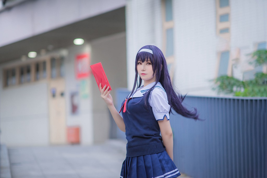 Shirokane Saki 'School Uniform' [COSPLAY Benefits] Photo Book [29P