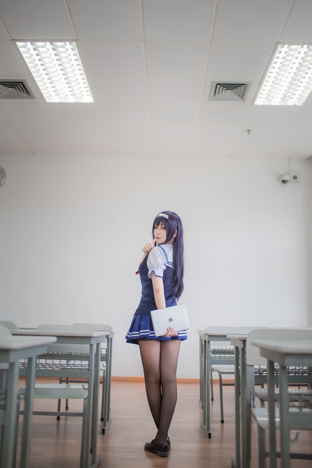 白金Saki 《校服》 [COSPLAY福利] 寫真集[29P