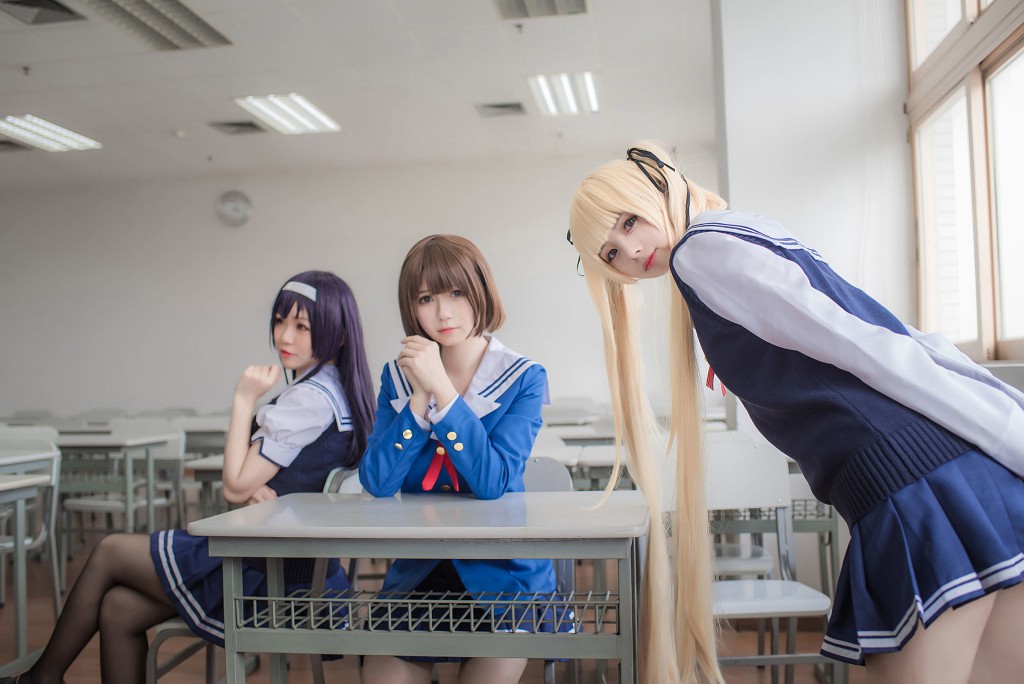 Bạch Kim Saki 《Đồng Phục Học Sinh》 [COSPLAY Phúc Lợi] Sổ Ảnh [29P