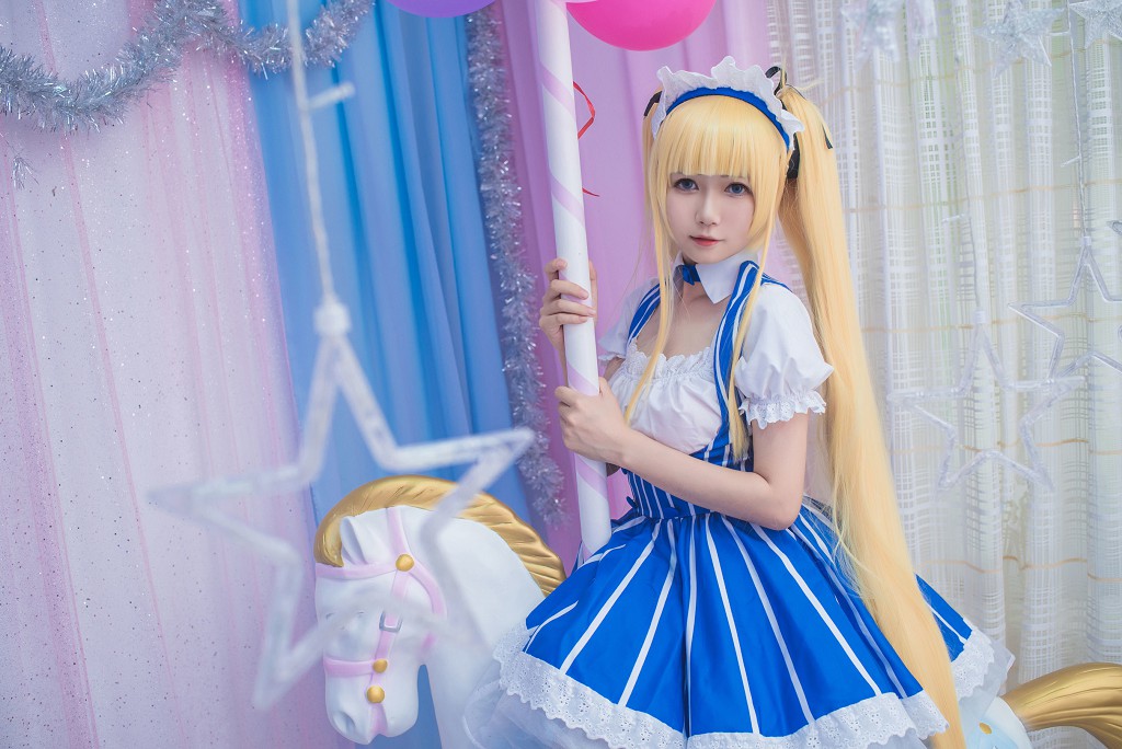 Bạch Kim Saki: Nữ Hầu [COSPLAY Phúc Lợi] Sổ Ảnh [21P