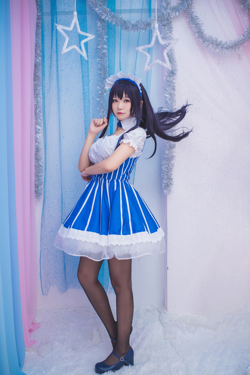 Bạch Kim Saki: Nữ Hầu [COSPLAY Phúc Lợi] Sổ Ảnh [21P