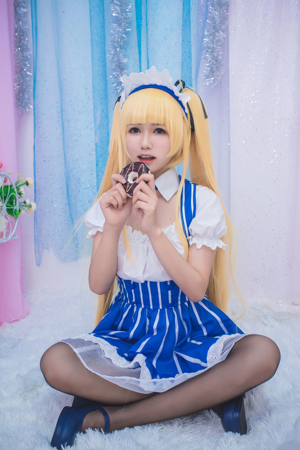 Bạch Kim Saki: Nữ Hầu [COSPLAY Phúc Lợi] Sổ Ảnh [21P
