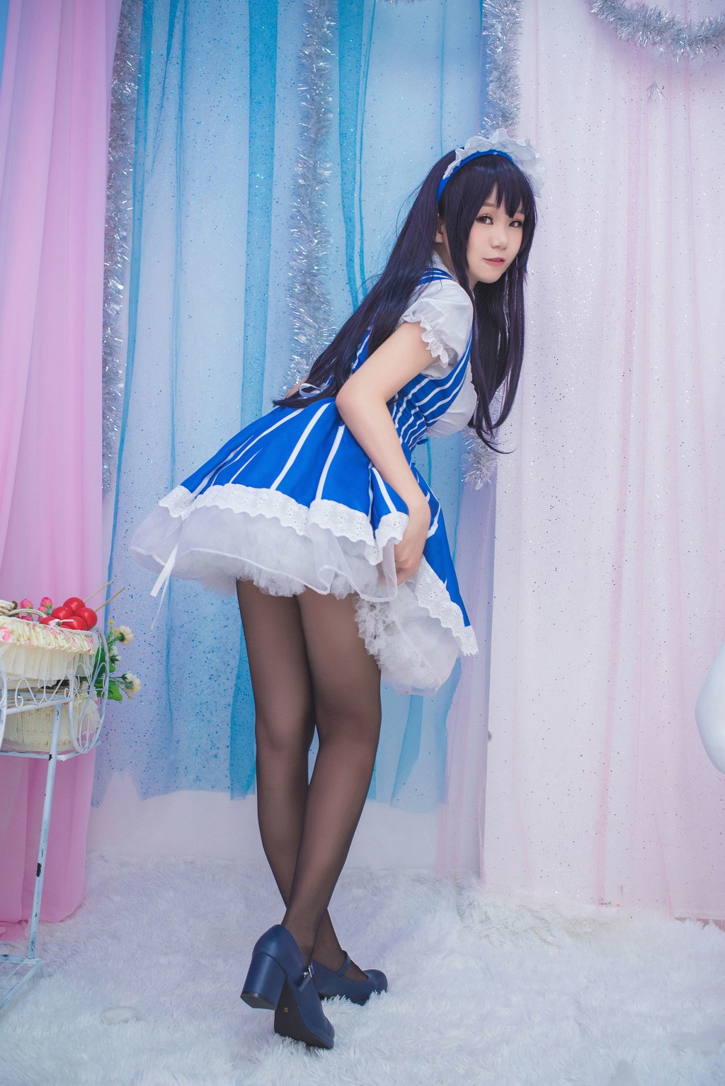 Bạch Kim Saki: Nữ Hầu [COSPLAY Phúc Lợi] Sổ Ảnh [21P