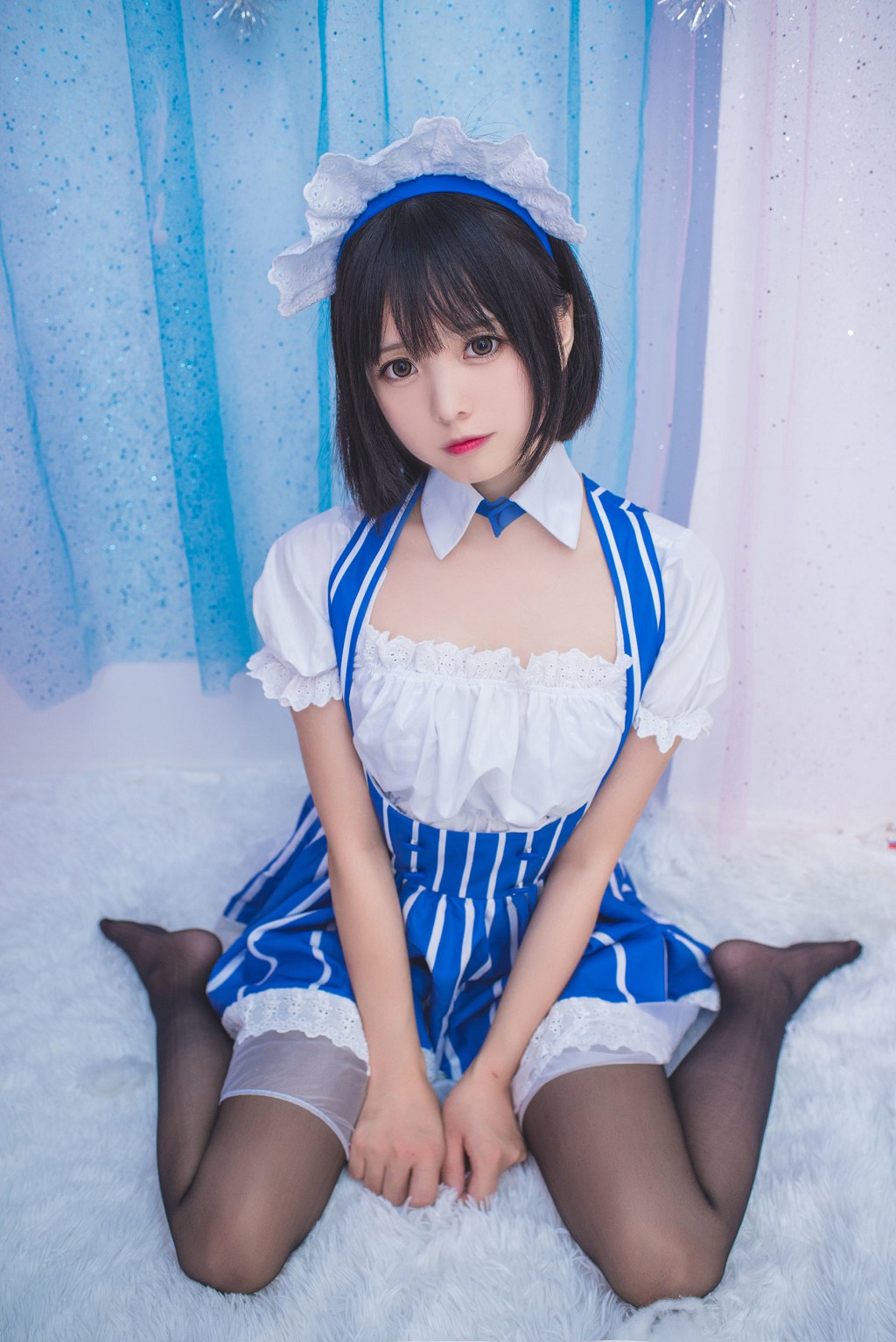 Bạch Kim Saki: Nữ Hầu [COSPLAY Phúc Lợi] Sổ Ảnh [21P