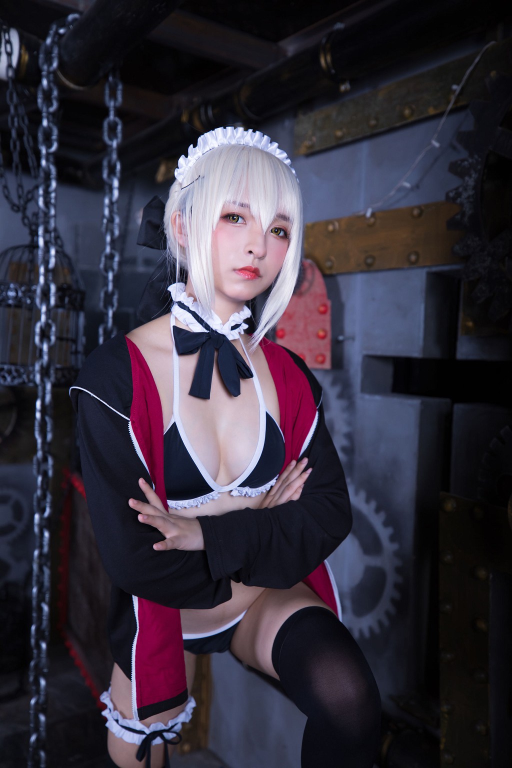 Kagurazaka Mafuyu 《Tuyệt đối phục tùng (Fate Grand Order)》 [Cosplay Thiếu nữ] Tập ảnh [150P