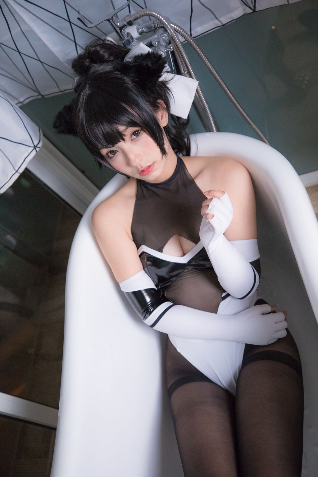 神樂坂真冬《塔卡奧-緊身褲 VER (黑絲)》 [COSPLAY美女] 照片集[150P