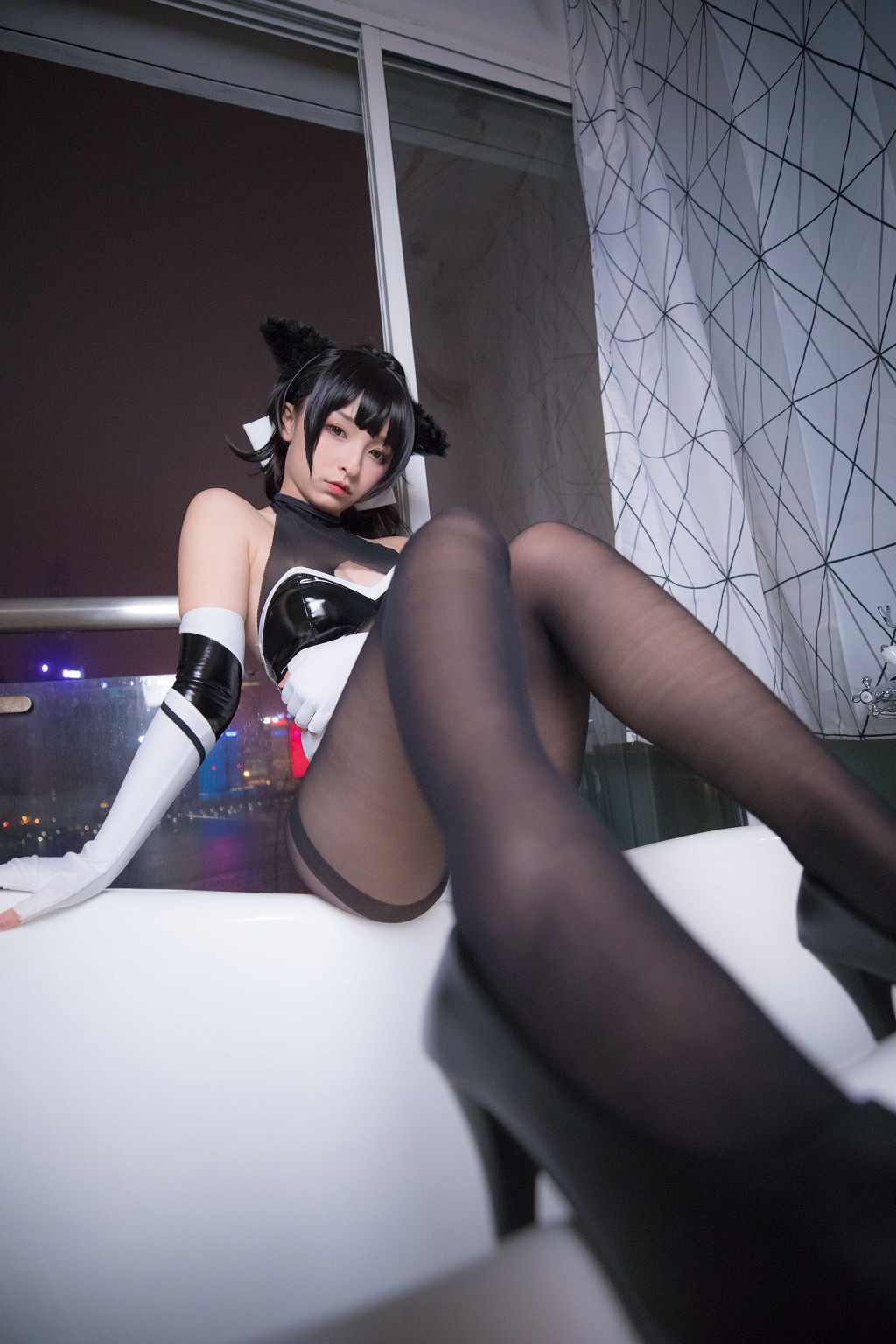 คาคุราชากะ มาฟุยุ 《TAKAO-TIGHTS VER (ถุงน่องดำ)》 [COSPLAY สาวสวย] หนังสือภาพ [150 หน้า
