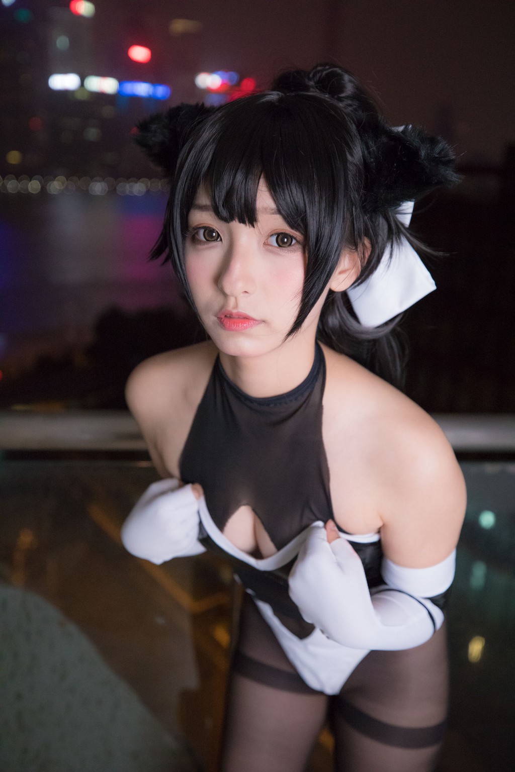คาคุราชากะ มาฟุยุ 《TAKAO-TIGHTS VER (ถุงน่องดำ)》 [COSPLAY สาวสวย] หนังสือภาพ [150 หน้า