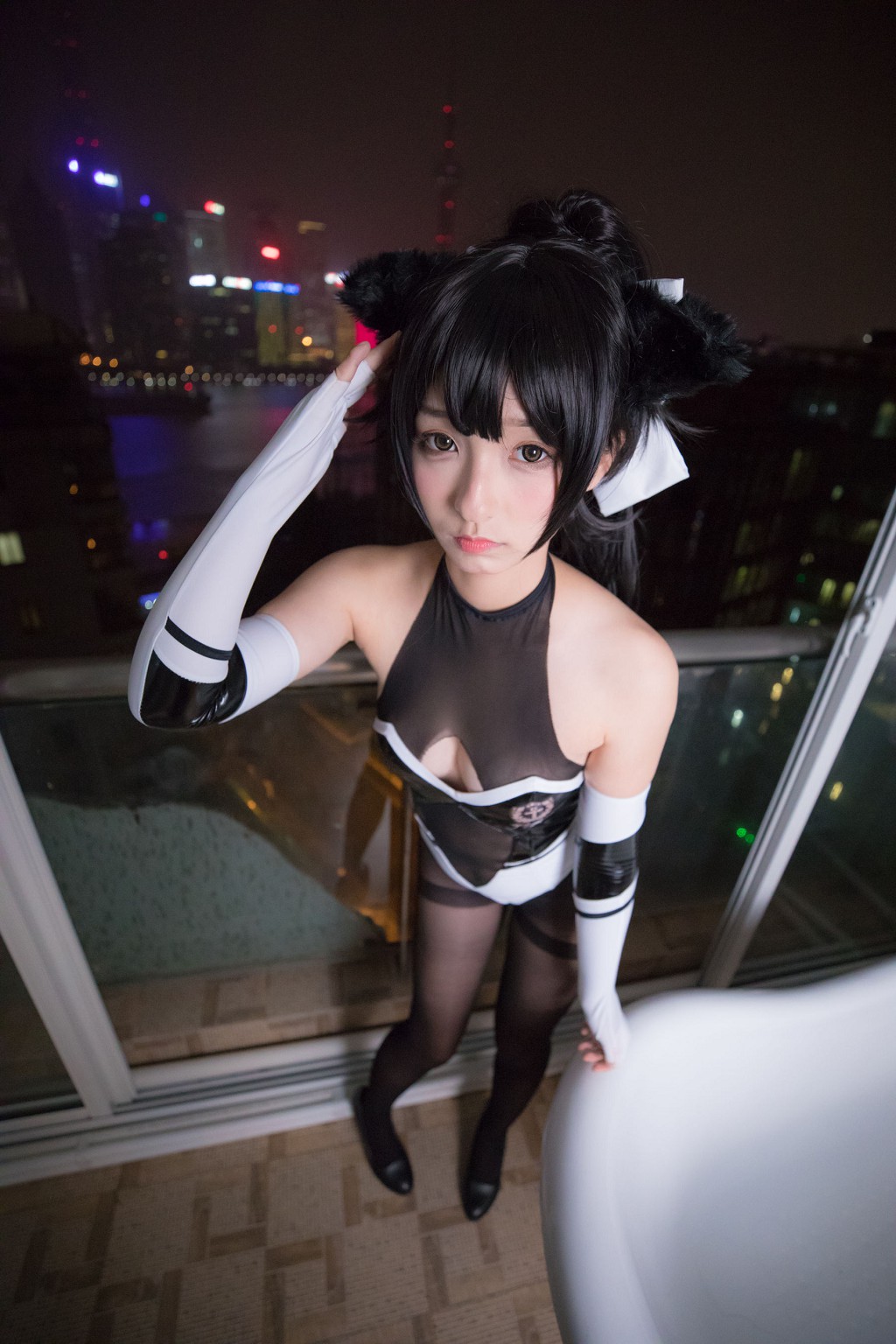 神楽坂真冬《タカオ-タイツ Ver (黒絲)》 [コスプレ美女] 写真集[150P