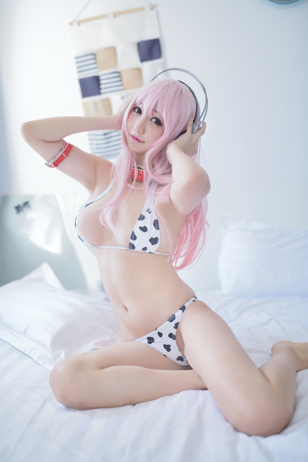 Nagisa Quái Vật Meo 《Super Sonico Soni Tử》 [COSPLAY Người Đẹp] Sưu Tập Ảnh [48 Trang