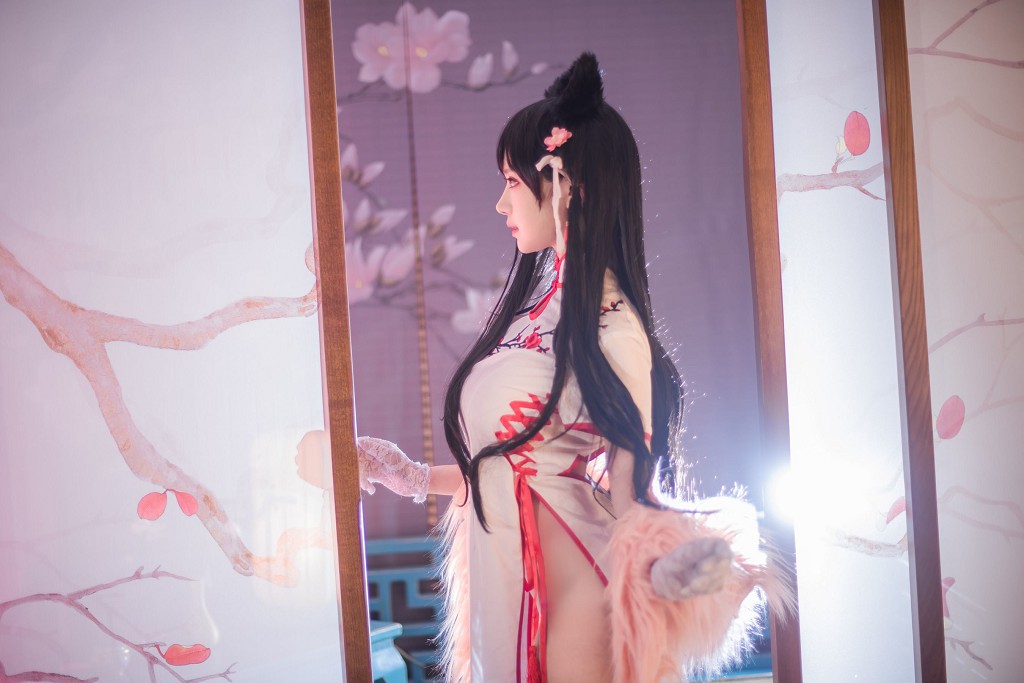 シカ小鹿鹿《愛宕旗袍》 [COSPLAY福利] 写真集[30P
