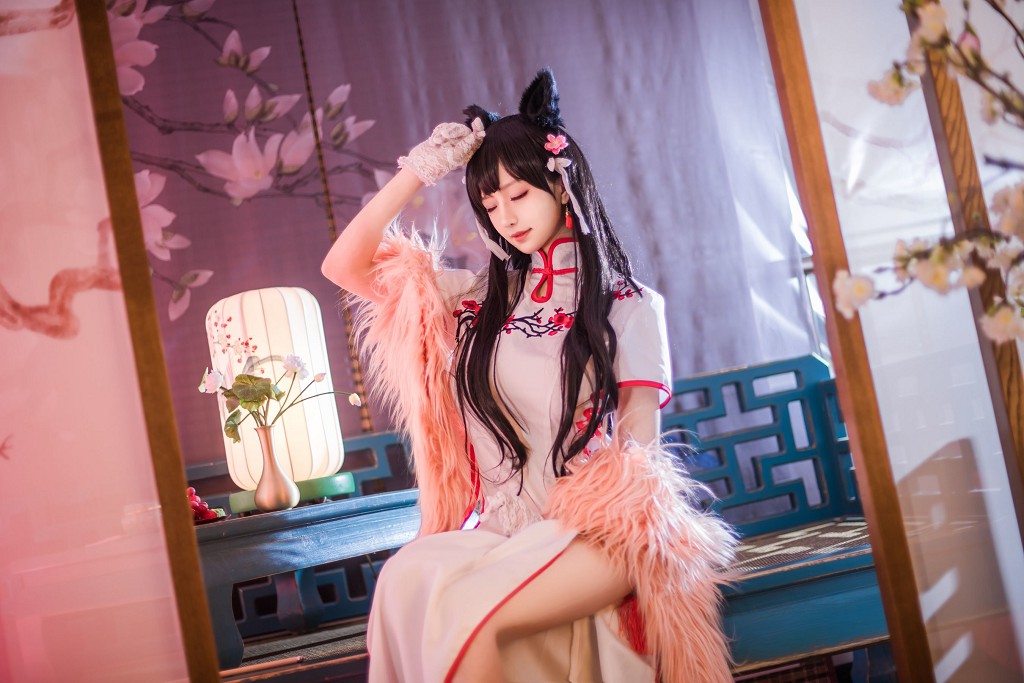 シカ小鹿鹿《愛宕旗袍》 [COSPLAY福利] 写真集[30P