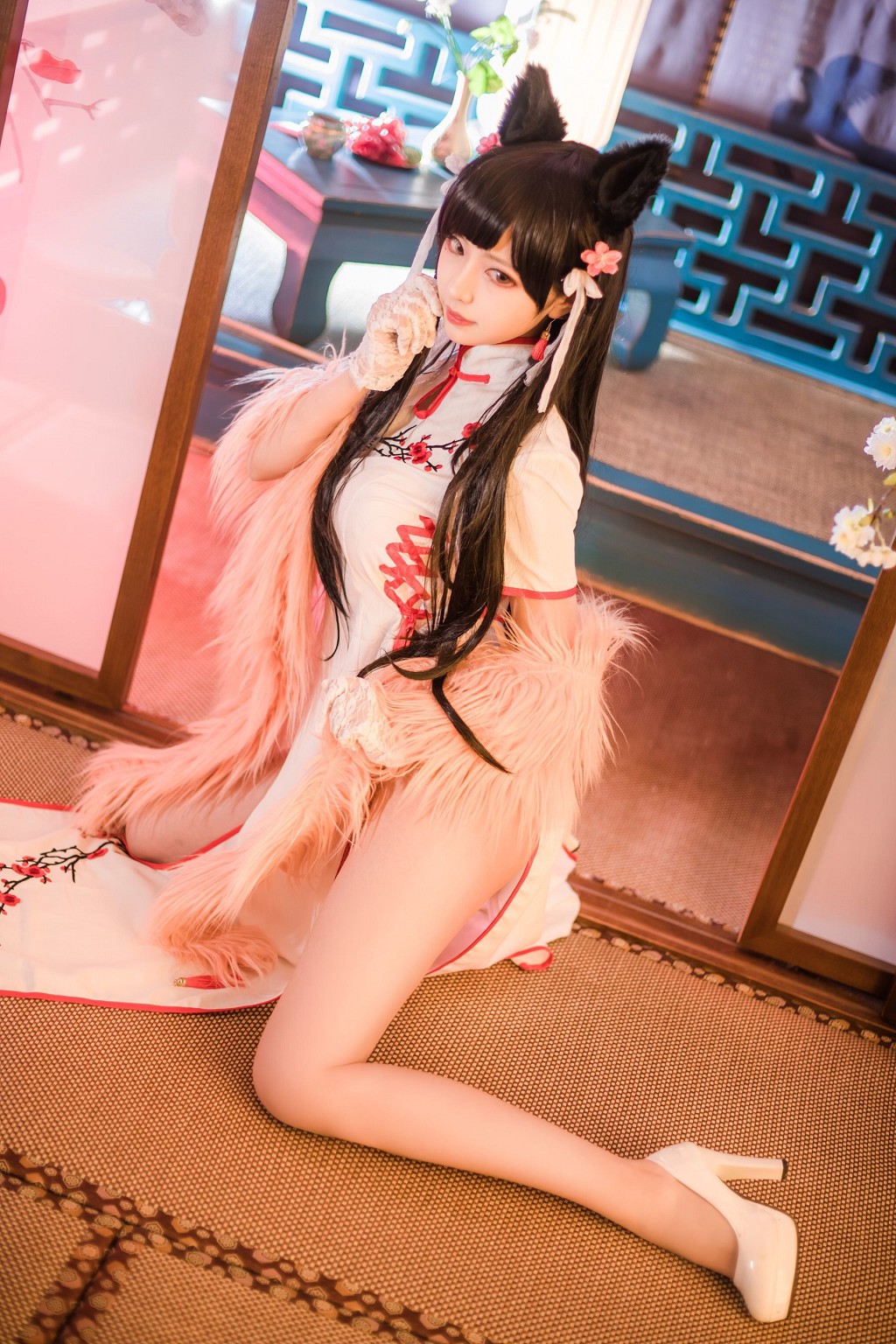 シカ小鹿鹿《愛宕旗袍》 [COSPLAY福利] 写真集[30P