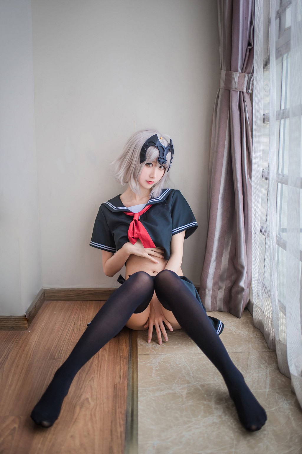 人氣COSER木綿綿OwO《貞德（黑）》 [Cosplay福利] 寫真集[23P