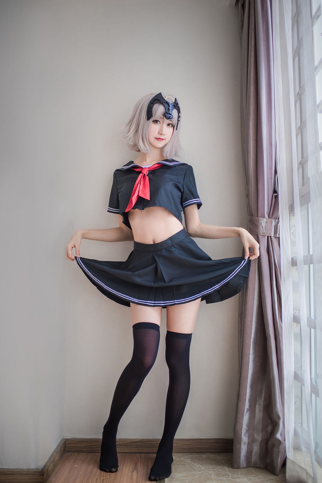 人氣COSER木綿綿OwO《貞德（黑）》 [Cosplay福利] 寫真集[23P