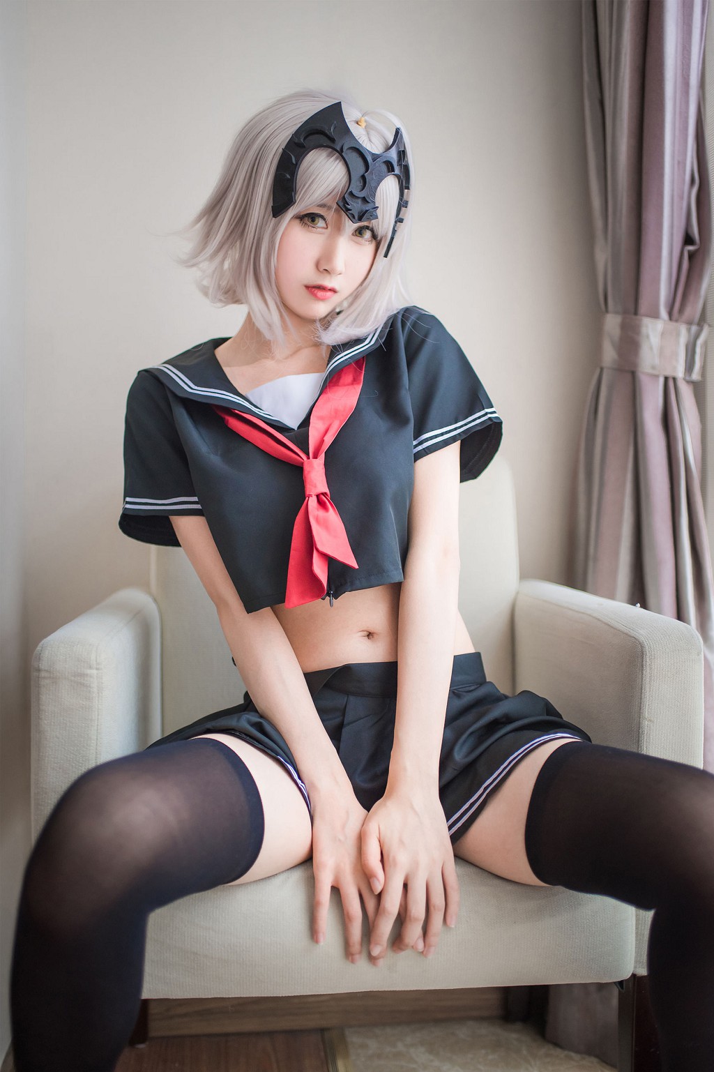 人氣COSER木綿綿OwO《貞德（黑）》 [Cosplay福利] 寫真集[23P
