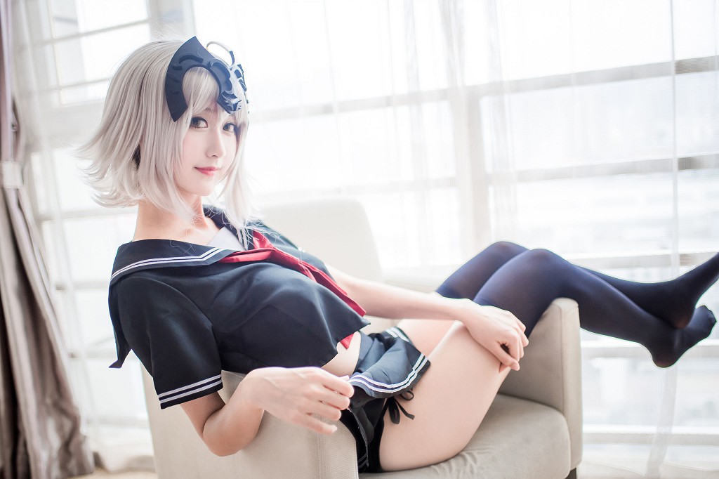 人氣COSER木綿綿OwO《貞德（黑）》 [Cosplay福利] 寫真集[23P