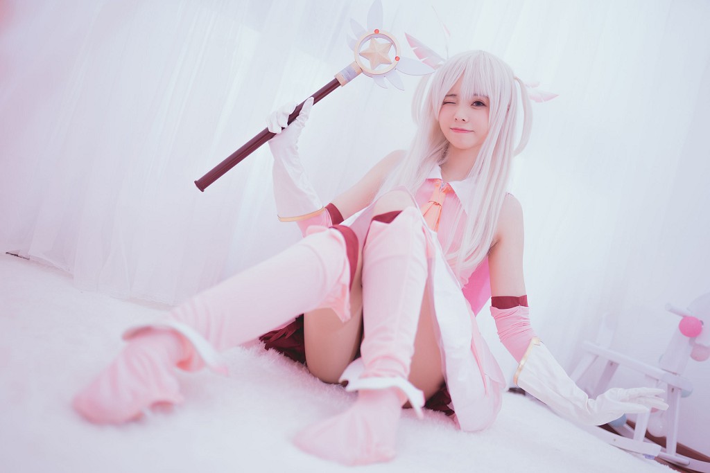 Ono Imoko w: "Cat-style Swimsuit + Magical Girl Illya + Golden Lotus Cheongsam" [Cosplay Beauty] Photo Collection [34P