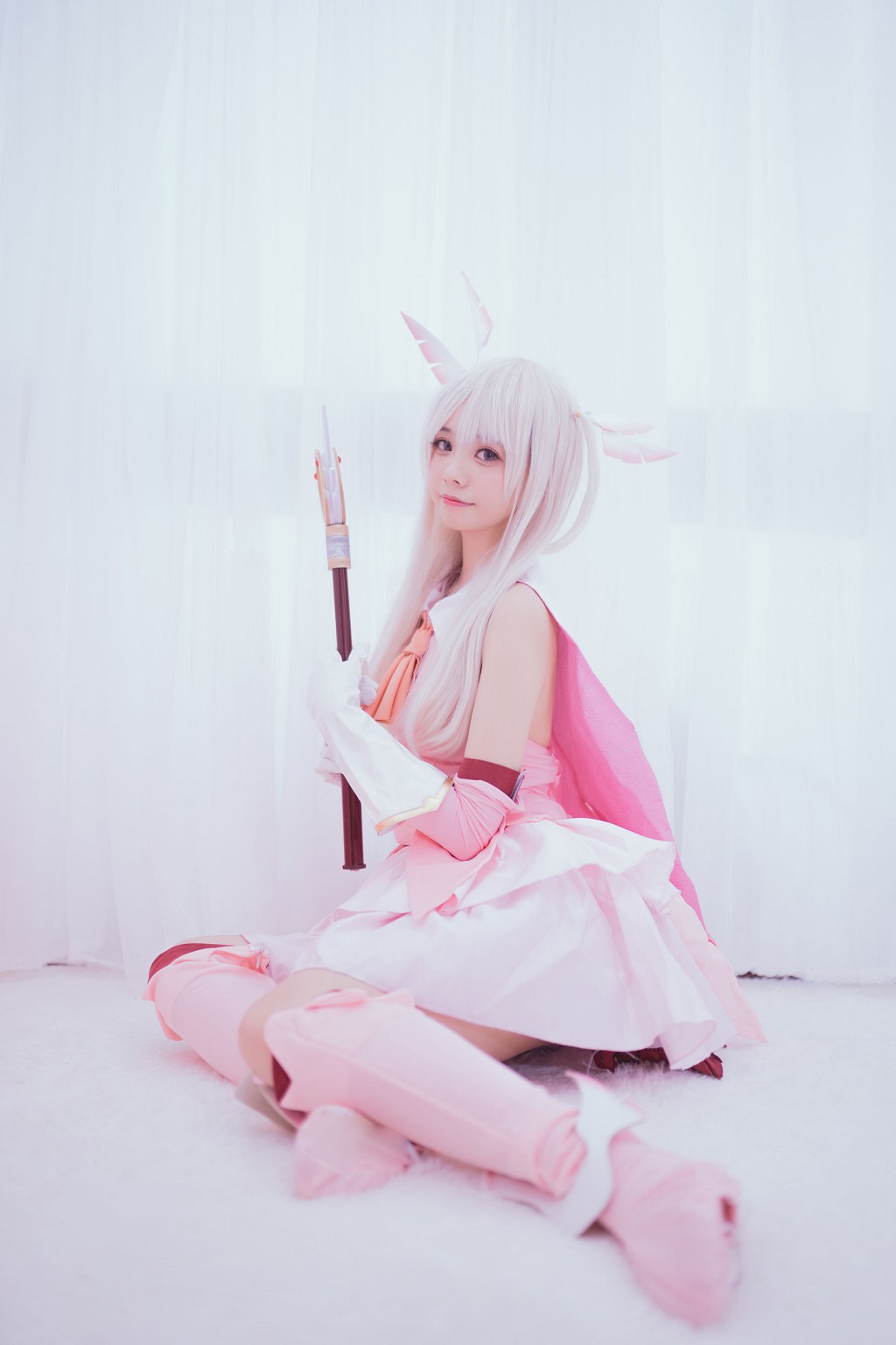 小野妹子w《猫系泳衣+魔法少女伊莉雅+金莲旗袍》 [Cosplay美女] 写真集[34P]