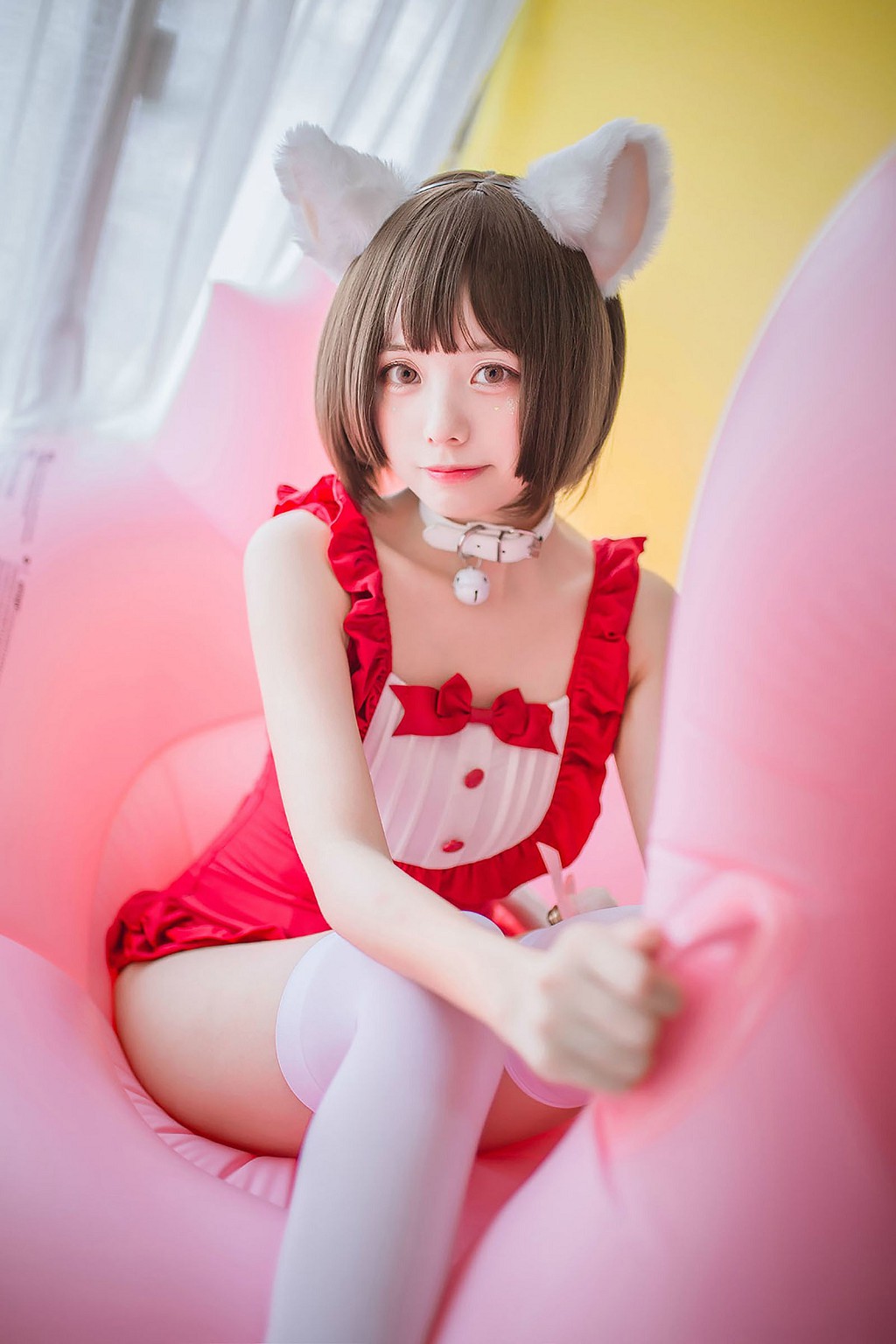 小野妹子w《猫系泳衣+魔法少女伊莉雅+金莲旗袍》 [Cosplay美女] 写真集[34P]