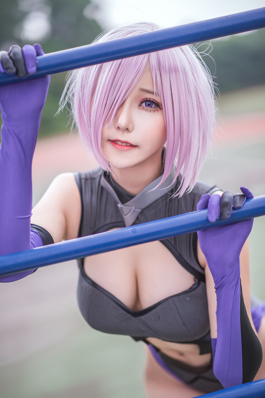 萌妹菌烨tako《アイタケイヌ レーシング FGO ナイグアン 旗袍 マシュ》 [コスプレ美女] 写真集[45P