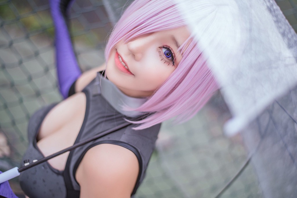 萌妹菌烨tako《アイタケイヌ レーシング FGO ナイグアン 旗袍 マシュ》 [コスプレ美女] 写真集[45P