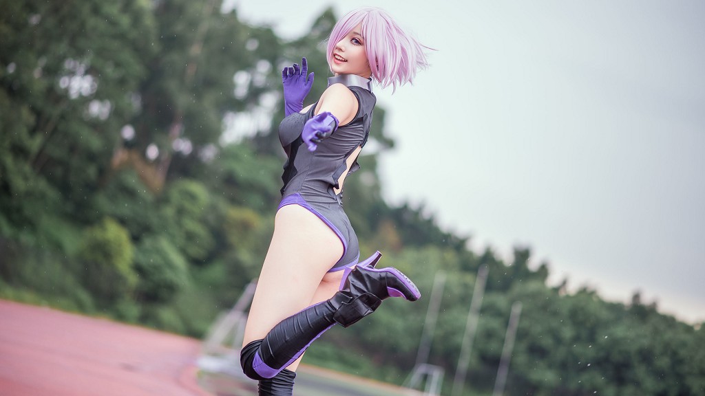 Meng Mei Jun Ye Tako 《Ai Tang Dog Racing FGO Milk Light Qipao Mashu》 [Cosplay Beauty] Photobook [45P