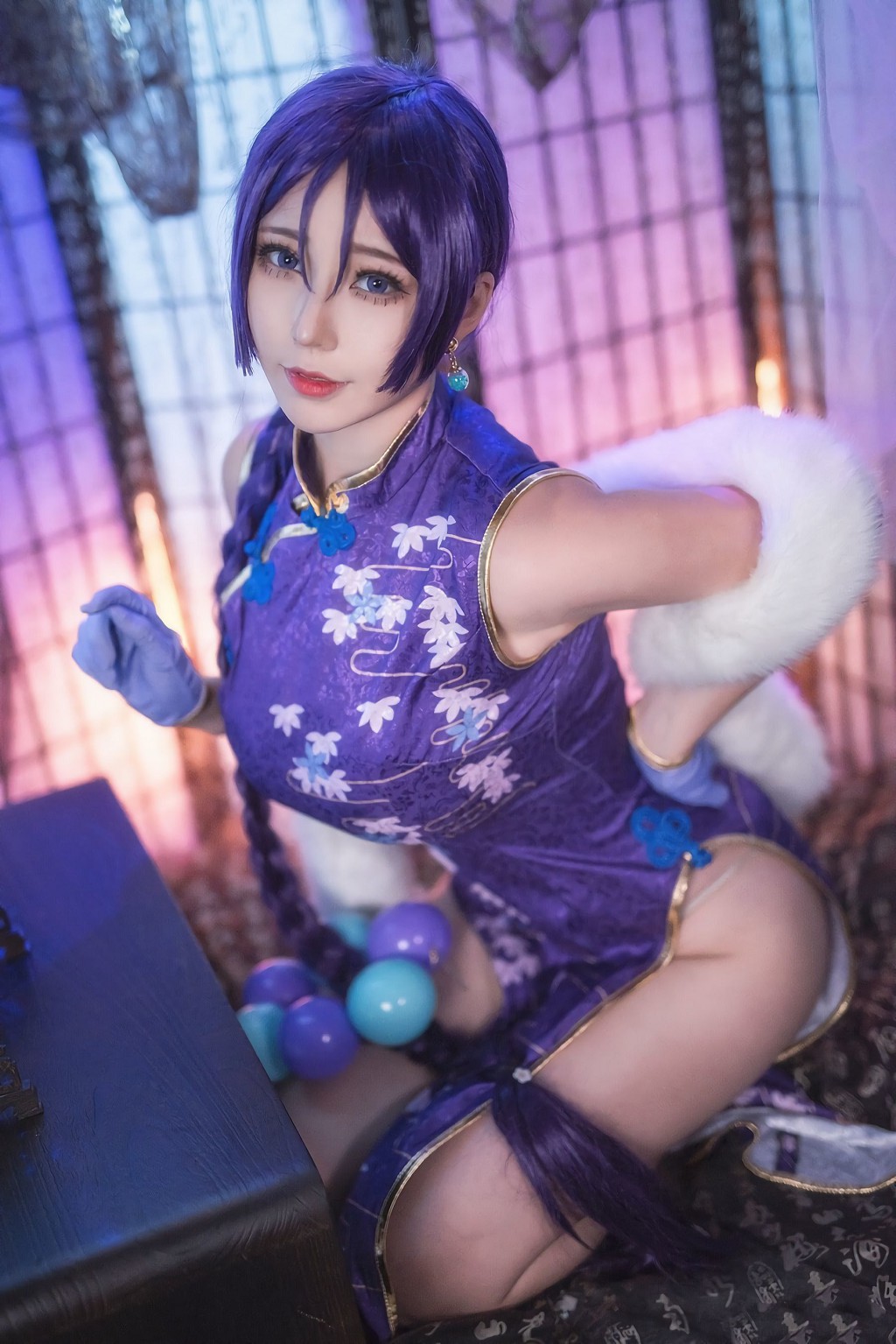 萌妹菌燁tako《愛宕犬賽車FGO奶光旗袍瑪修》 [Cosplay美女] 寫真集[45P