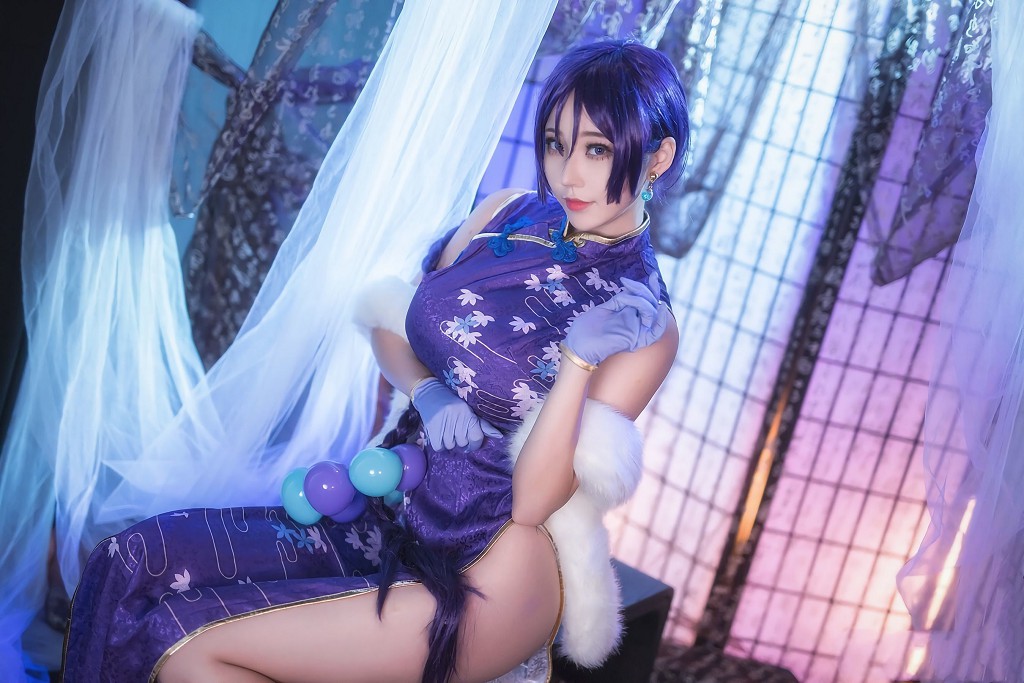 萌妹菌燁tako《愛宕犬賽車FGO奶光旗袍瑪修》 [Cosplay美女] 寫真集[45P