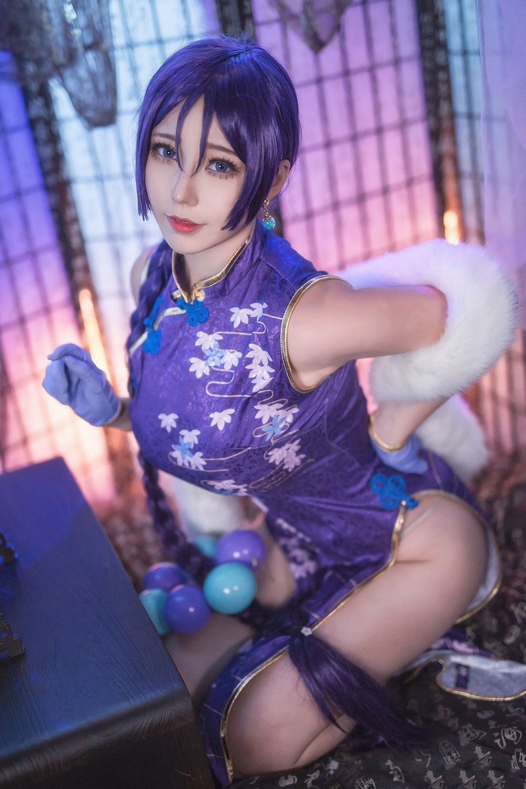 萌妹菌燁tako《愛宕犬賽車FGO奶光旗袍瑪修》 [Cosplay美女] 寫真集[45P