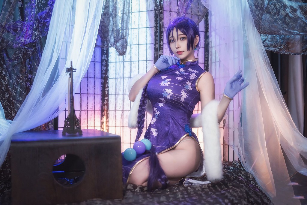 萌妹菌燁tako《愛宕犬賽車FGO奶光旗袍瑪修》 [Cosplay美女] 寫真集[45P