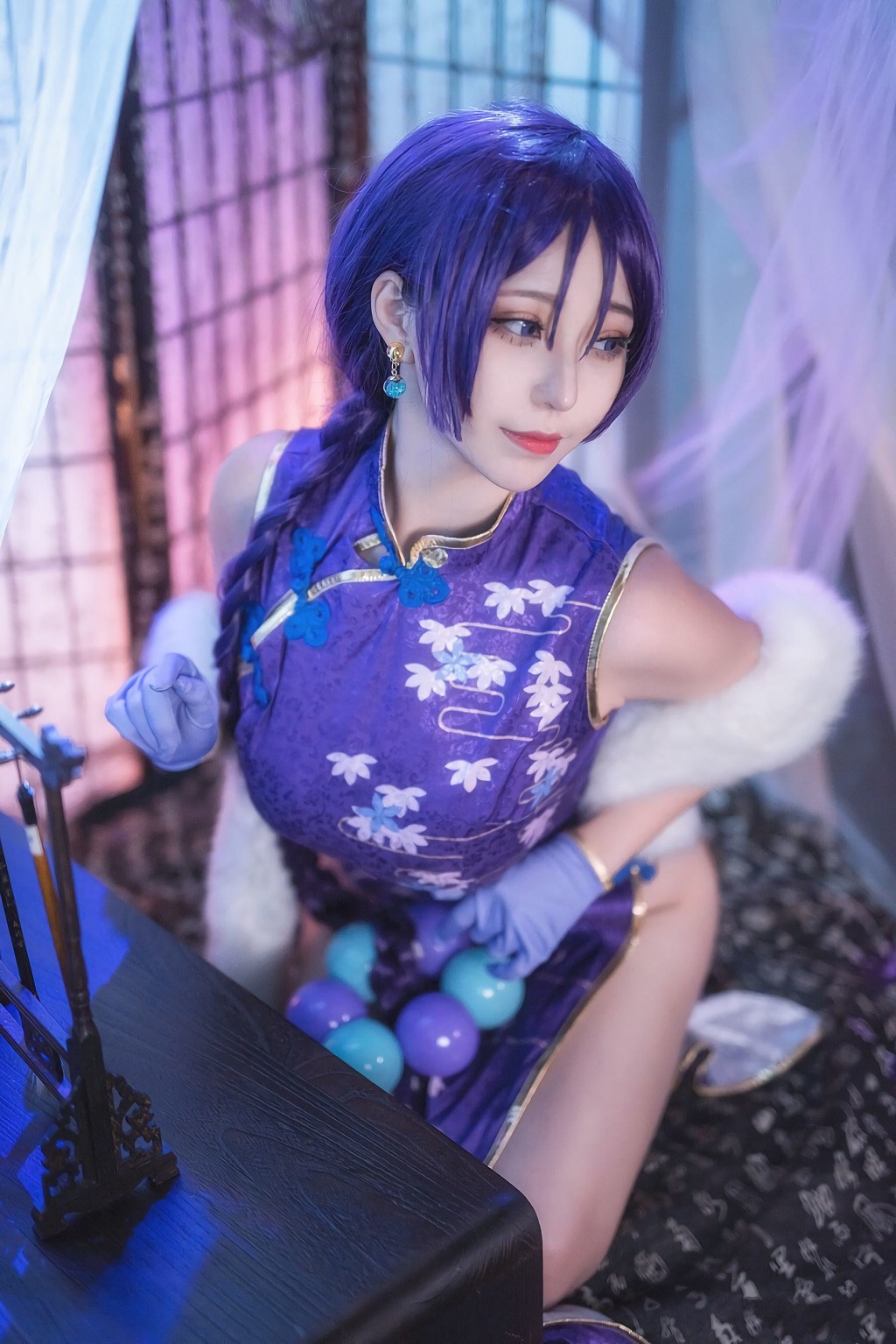 萌妹菌燁tako《愛宕犬賽車FGO奶光旗袍瑪修》 [Cosplay美女] 寫真集[45P