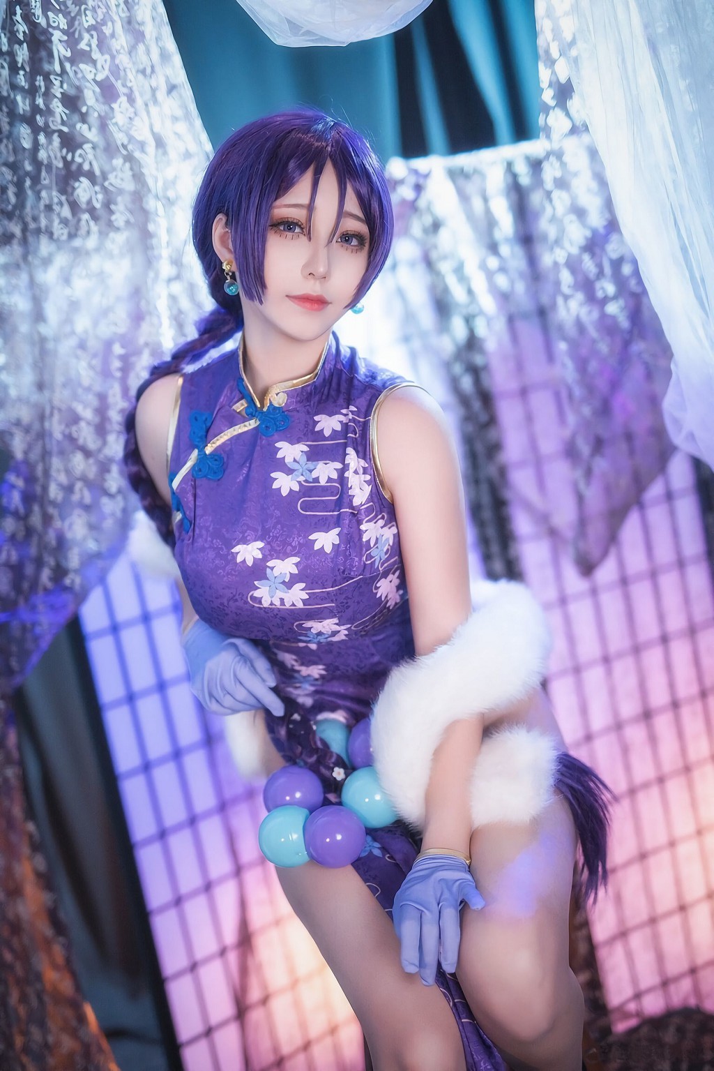 Mộng Mỹ Quân Dạ Tako: 《Ái Đương Khuyển Tốc Xa FGO Nãi Quang Kỳ Phù Ma Tu》 [Cosplay Mỹ Nữ] Tập Ảnh [45P