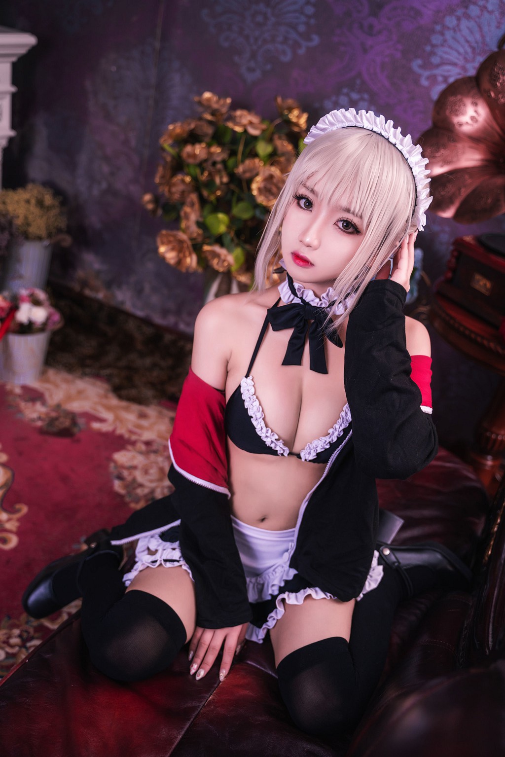 Quỷ Xử Yao có ở không w《Hắc Tơ Nữ Phục》 [Cosplay phúc lợi] Tập ảnh [26P