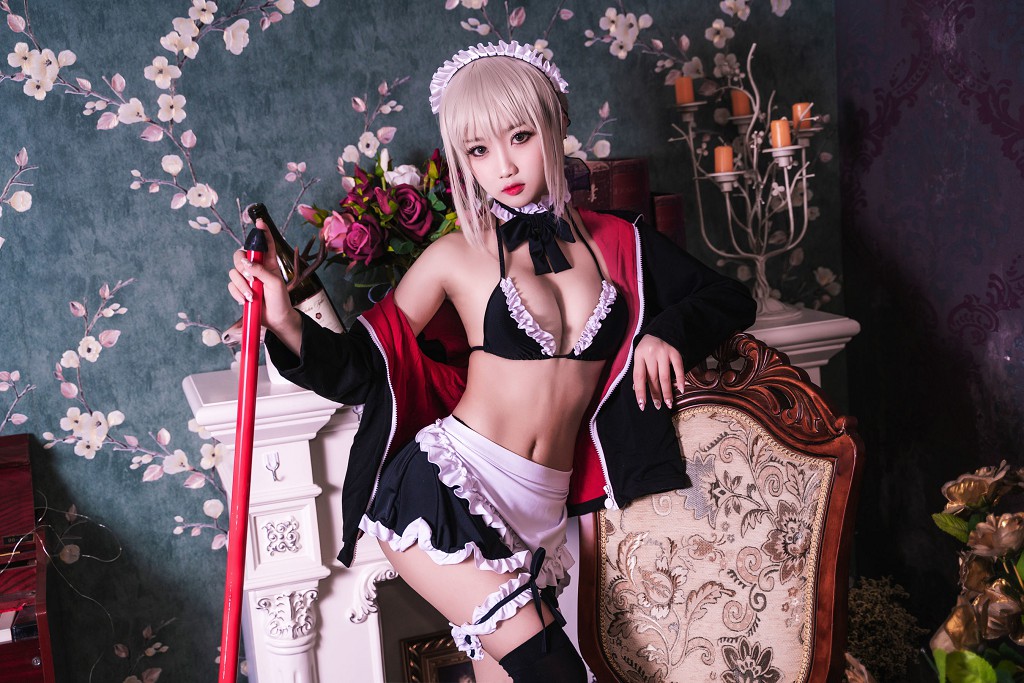Quỷ Xử Yao có ở không w《Hắc Tơ Nữ Phục》 [Cosplay phúc lợi] Tập ảnh [26P