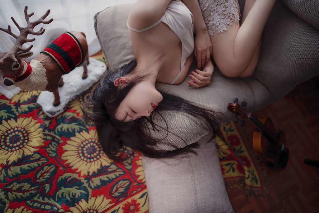 COSER Tiểu Lộc Lộc Shika "Cô Gái Tóc Dài" [Cosplay Phúc Lợi] Sổ ảnh [41P