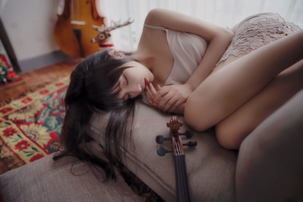 COSER Tiểu Lộc Lộc Shika "Cô Gái Tóc Dài" [Cosplay Phúc Lợi] Sổ ảnh [41P